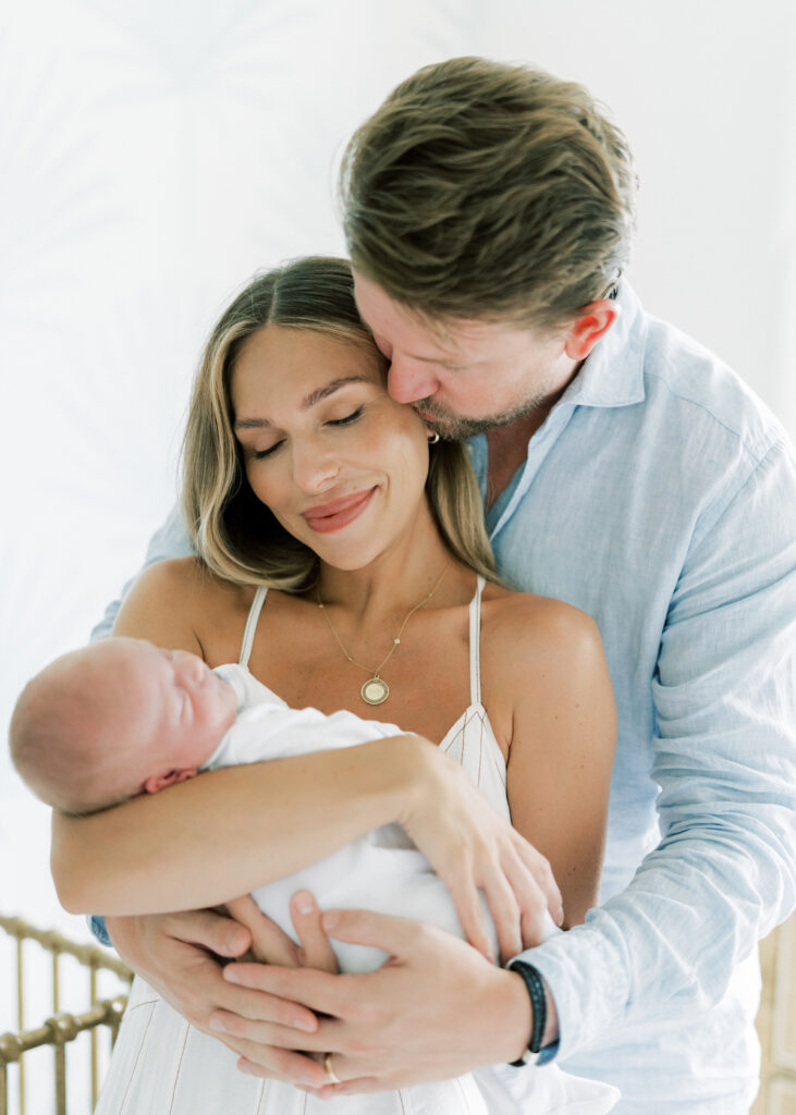 lifestyle newborn session in mount pleasant